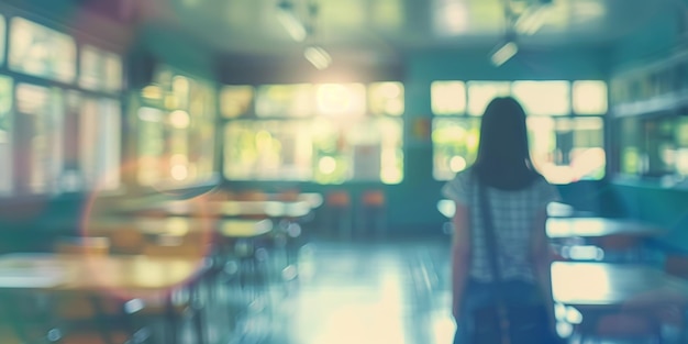 salle de classe vide à l'école IA générative