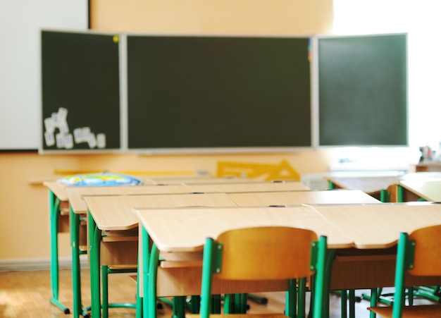 Photo salle de classe vide sans personnes