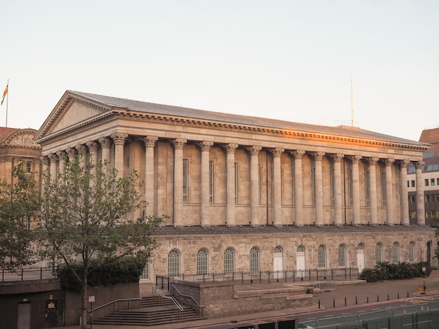 Salle de concert de l'hôtel de ville à Birmingham, Royaume-Uni