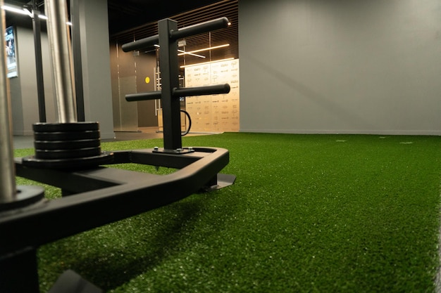 Salle d'entraînement sport de canne à luge pour la santé fitness du centre sian de style actif et athlétique Indoor