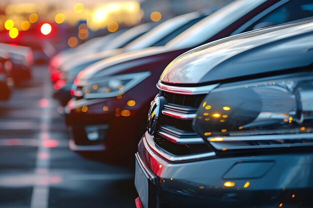 Photo salle d'exposition de voitures vente au détail de voitures neuves voitures conduisant véhicules de stockage de véhicules automobiles