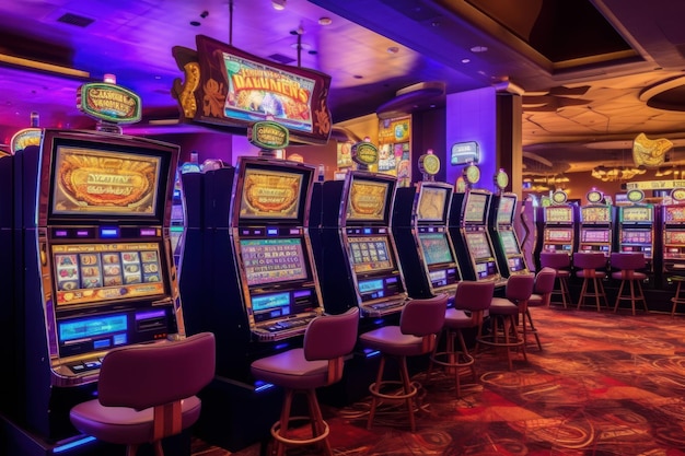 Salle de machines à sous du casino Generate Ai