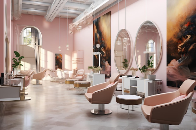 Salon de beauté moderne