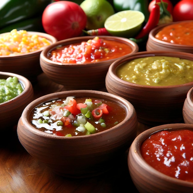 Les salsas traditionnelles mexicaines