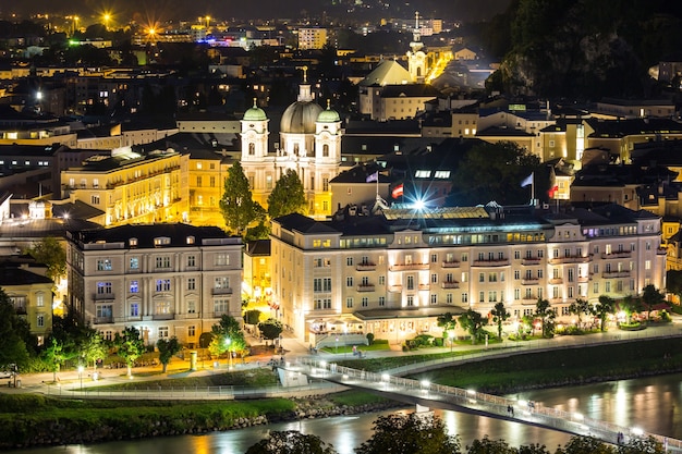 Salzburg Austria Night