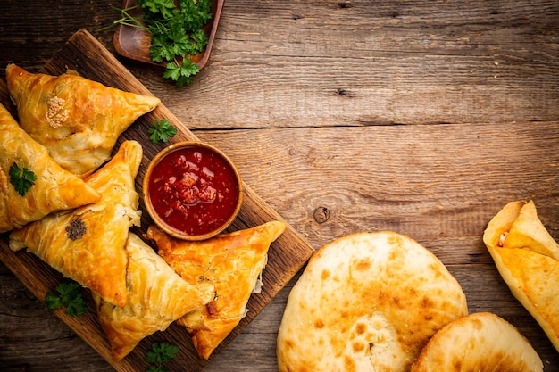 Samsa ou samosas à la viande