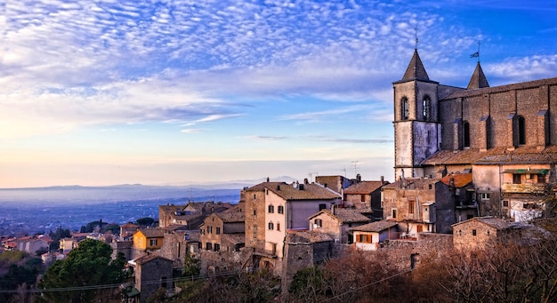 San Martino al Cimino, ville étrusque historique de la province de Viterbe, Italie