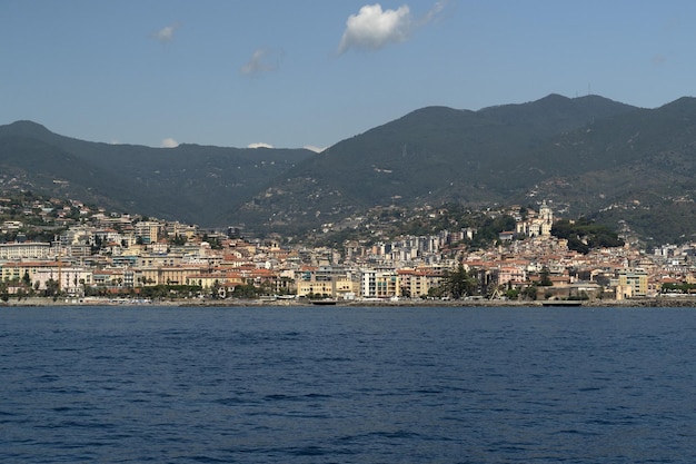 San Remo vue de la mer