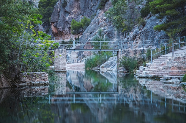 Sanctuaire du paysage fluvial de La Fontcalda, Catalogne, Tarragone, Espagne