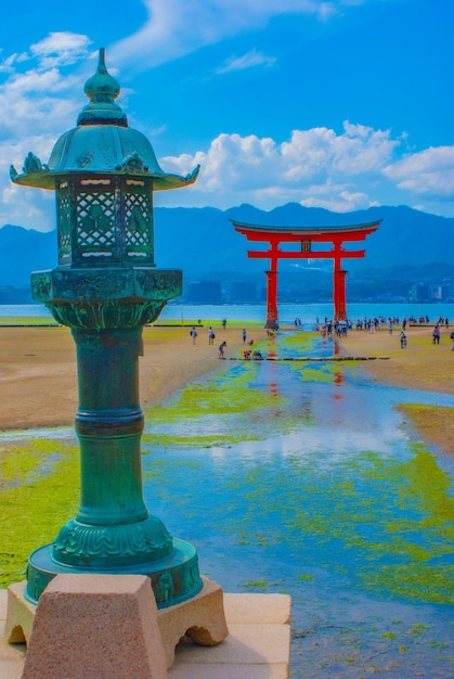 Photo le sanctuaire de miyajima itsukushima