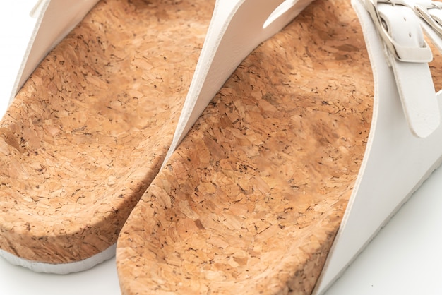 sandales en cuir pour hommes et femmes (unisexe)