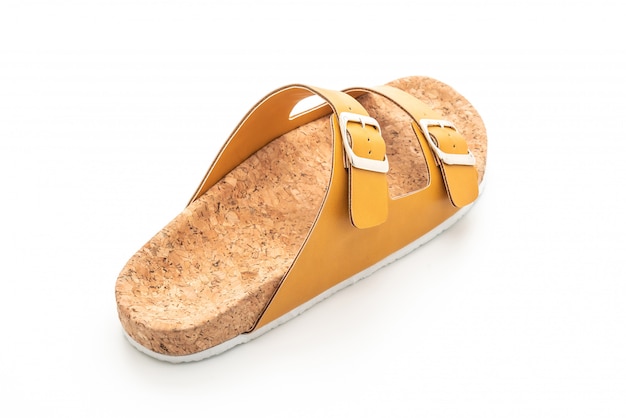 sandales en cuir pour hommes et femmes (unisexe)