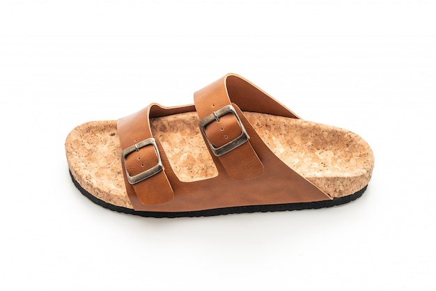 sandales en cuir pour hommes et femmes (unisexe)