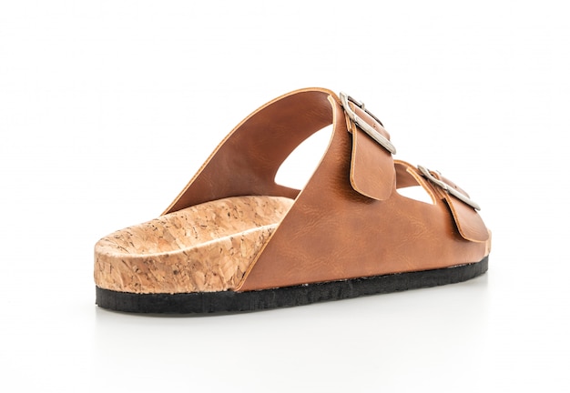 sandales en cuir pour hommes et femmes (unisexe)