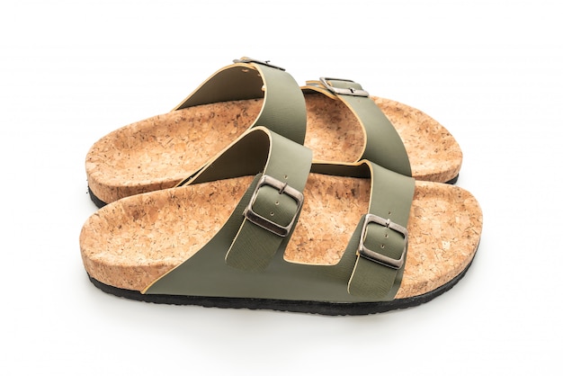 sandales en cuir pour hommes et femmes (unisexe)