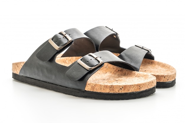 sandales en cuir pour hommes et femmes (unisexe)