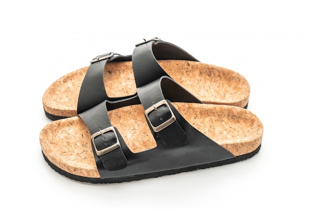 sandales en cuir pour hommes et femmes (unisexe)