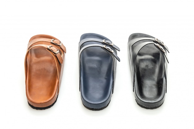 sandales en cuir pour hommes