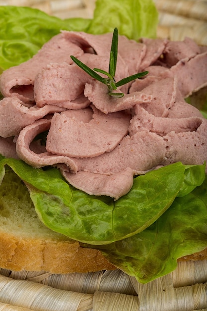 Sandwich au foie