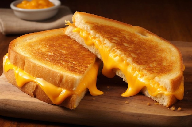 Sandwich au fromage chaud américain