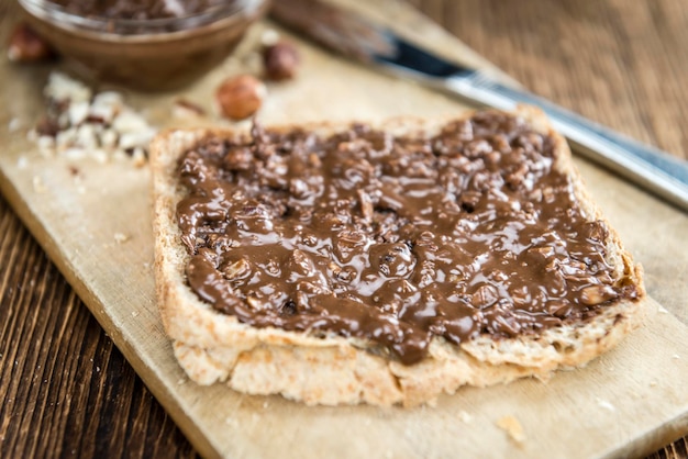 Sandwich à la crème au chocolat