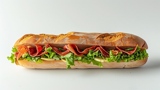 Photo le sandwich du sous-marin