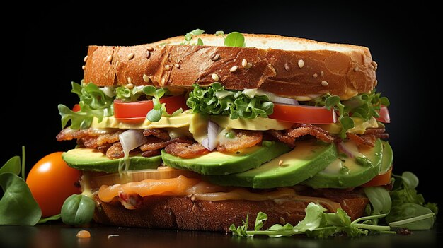 sandwich HD 8k papier peint image photographique