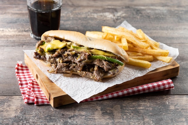 Sandwich Philly au cheesesteak