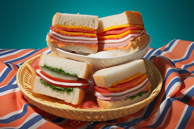 Sandwichs frais et délicieux