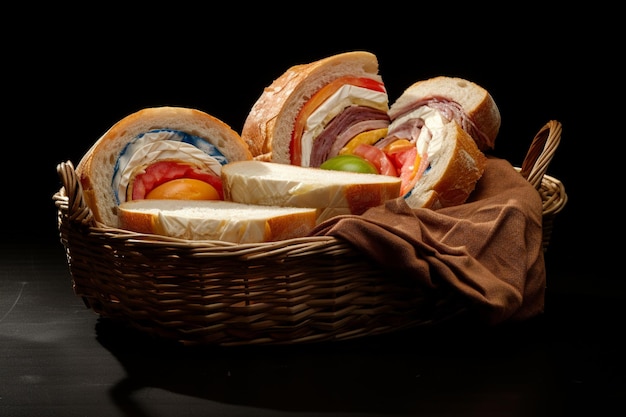 Sandwichs frais et délicieux