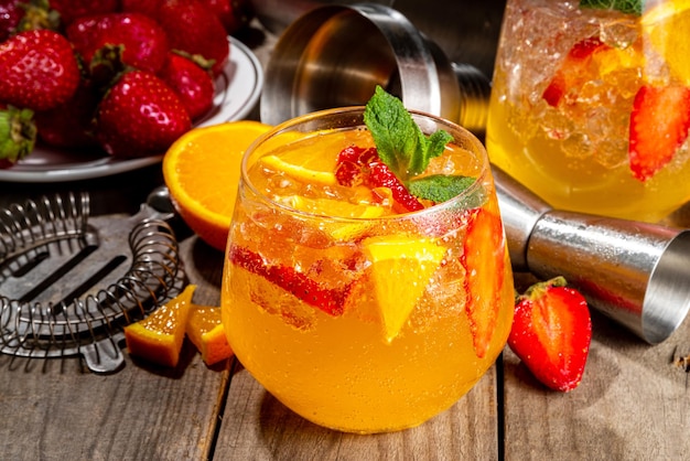 Sangria aux fruits d'été