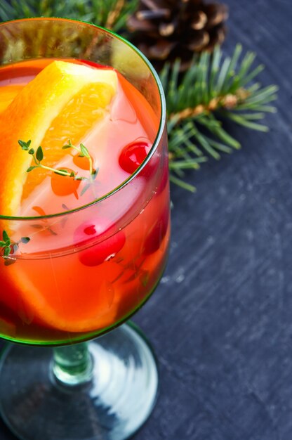 Sangria dans des verres