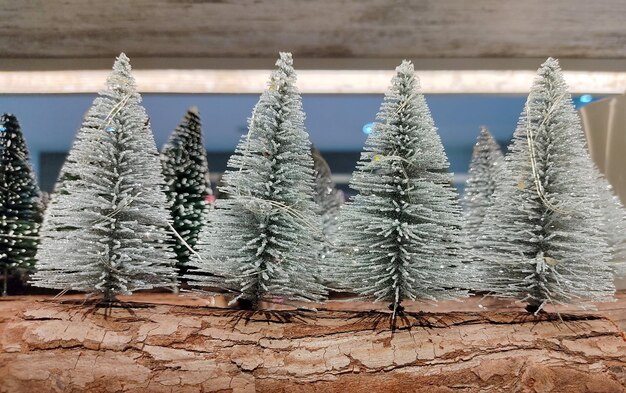 Sapin de Noël avec boule de neige