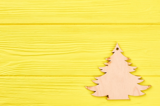 Sapin de Noël décoratif en bois.