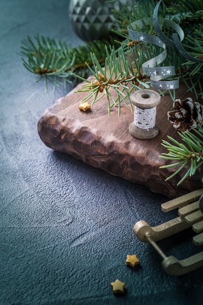 Sapin de Noël et décorations