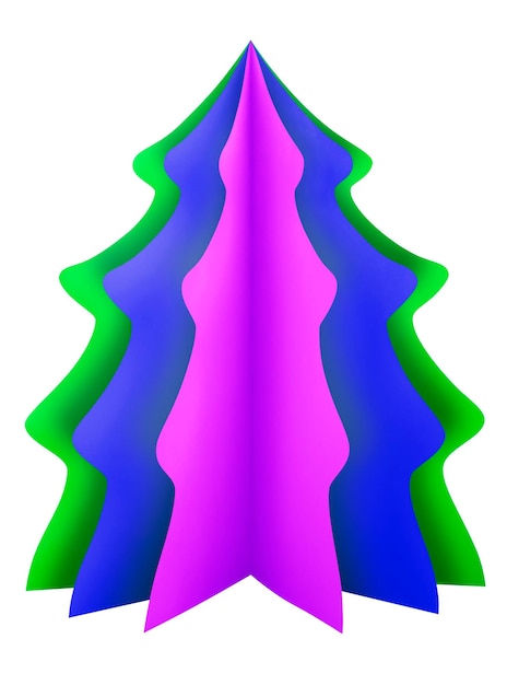 Sapin de Noël vertbleurose