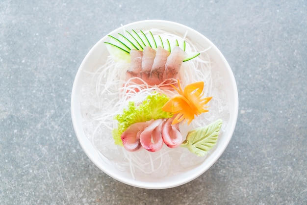 sashimi de thon jaune