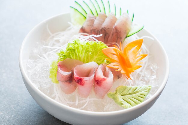 sashimi de thon jaune