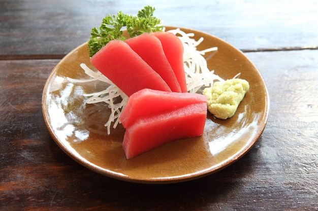 Sashimi de thon