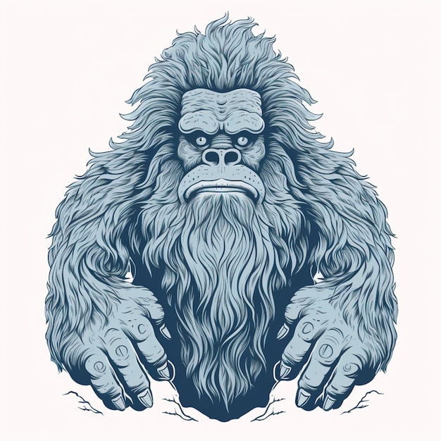 Un sasquatch bigfoot ou bigfoot.