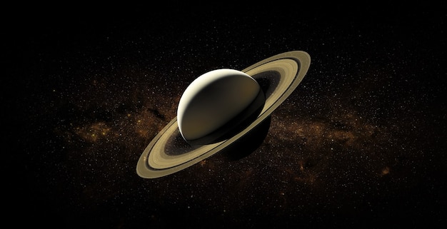 Saturne dans l'espace