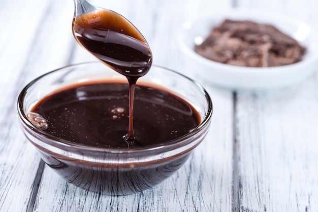 Sauce au chocolat noir