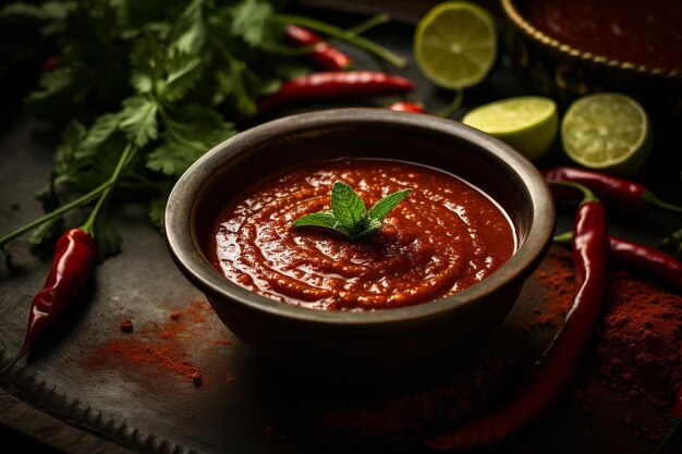 Une sauce au piment au smoky chipotle