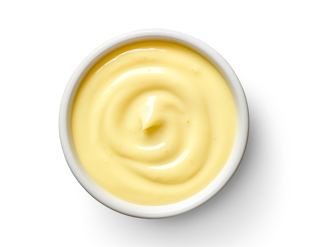 Photo sauce bearnaise isolée sur fond blanc