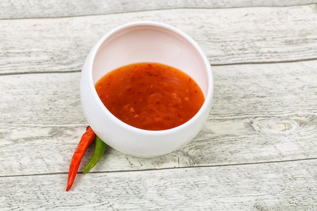 Sauce chili douce et épicée