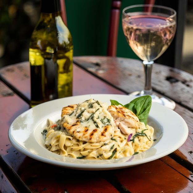 Sauce fettucine à la crème blanche aux crevettes