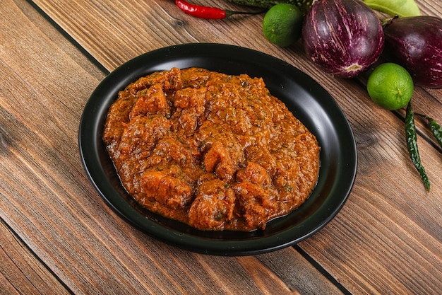 Sauce de poulet masala de cuisine indienne