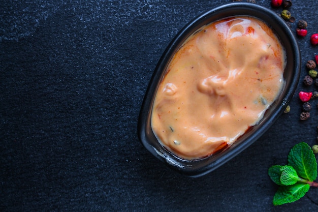 Photo sauce tomate dans une saucière