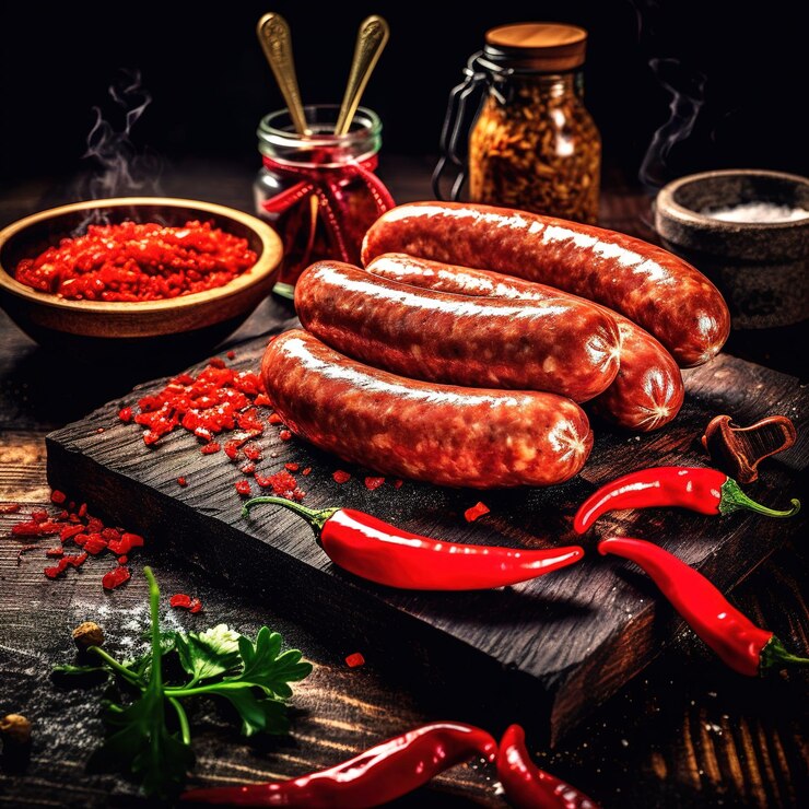 Sauces grillées avec des épices et des herbes