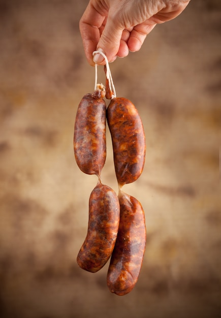 Saucisse crue